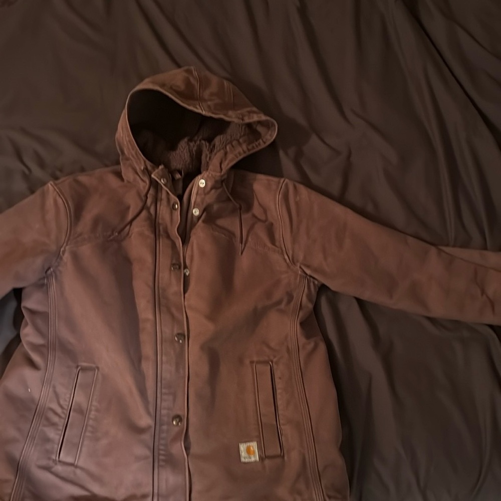 Carhartt fleece lined coat
